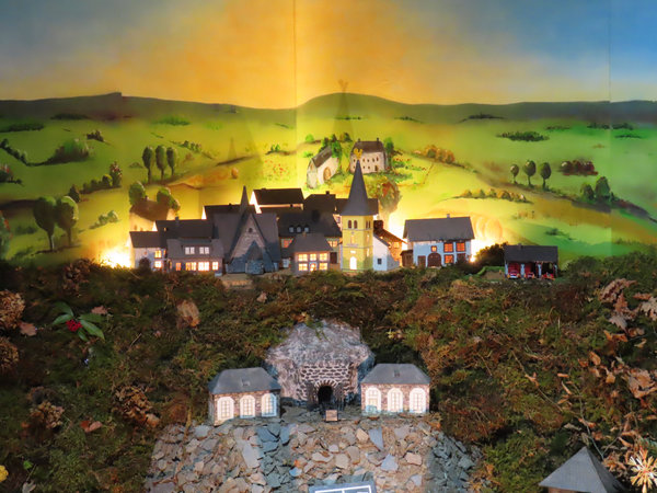 Ausschnitt aus der Thommer Weihnachtskrippe